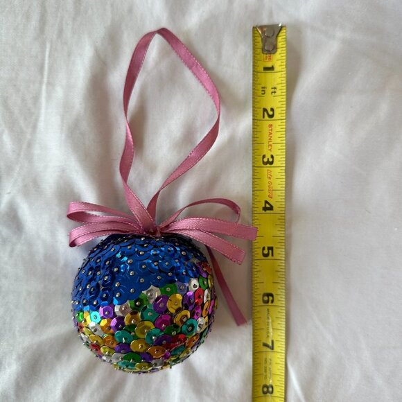 Handmade Sparkly Sequin Christmas Ornament - Picture 13 of 13
